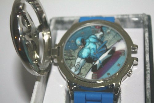 Captain America Marvel Shield Cover Watch - Picture 3 of 12