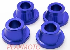 ZETA - ZE37-0322 - Rubber Killer Handlebar Aluminum Bushings, Blue