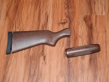 Factory Winchester 1200 / 1300 12ga WOOD STOCK & CHECKERED WOOD FOREND SET