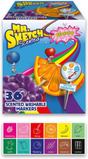 Scented Washable Markers - Classroom Pack Ass...