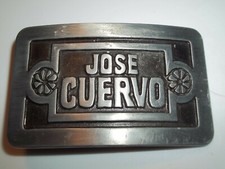 Jose Cuervo Belt Buckle , 1977, 80 Proof Tequila , 3.25" X 2"