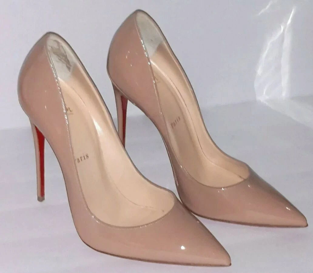 CHRISTIAN LOUBOUTIN: So Kate patent pumps - Nude  Christian Louboutin  pumps 3130694 online at