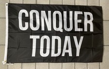 Motivational Flag Free Ship Conquer Today Weight USA 3x5' Sign Banner