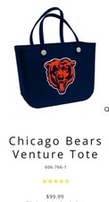 Logo Brands Officially Licensed NFL Venture Tote - Chicago Bears