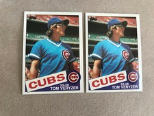 1985 Topps Baseball Card #405 Tom Veryzer Chicago Cubs Nm/Mt Free Shipping!