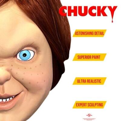 Chucky Deluxe Latex Mask Officially Licensed Collectable Halloween