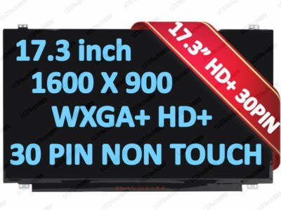 17.3 HD+ EDP LED LCD Screen 30 Pin Compatible BOE NT173WDM-N11 1600x900 