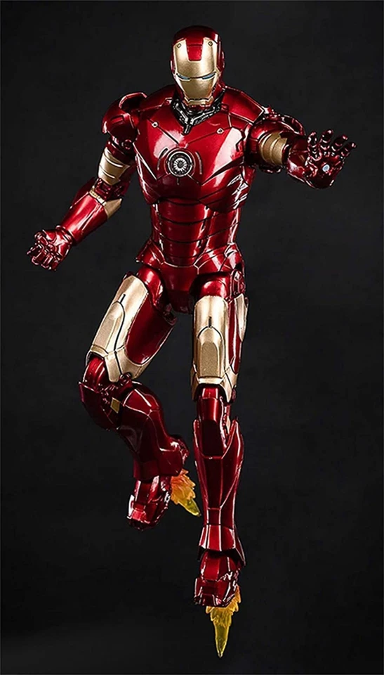 ZD TOYS IRON MAN Mark III Marvel Avengers MK3 7" Figura de Acción Modelo Juguetes Regalo Foto 3 de 4