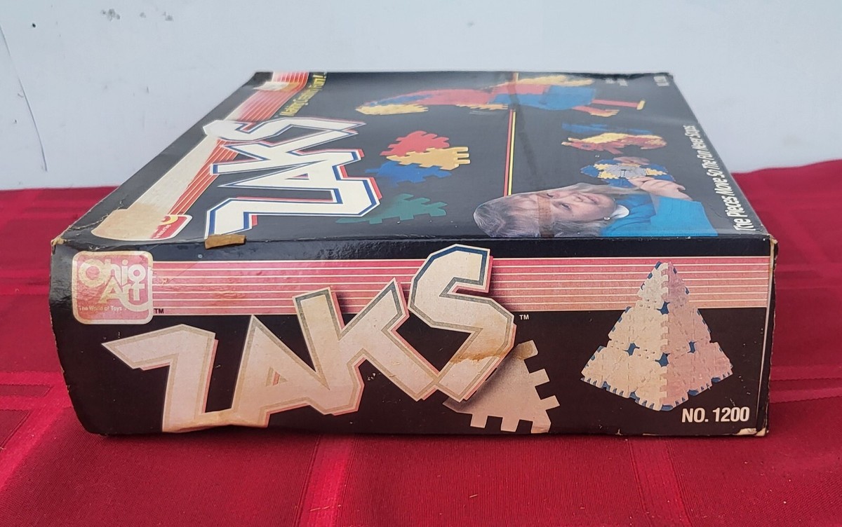Factory Sealed Vintage 1987 Ohio Art ZAKS Building Toy #1200