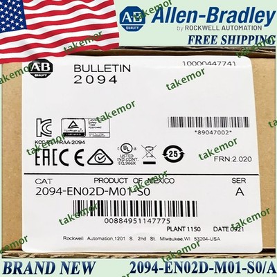 2094-EN02D-M01-S0/A Brand New AB Kinetix Axis Module 2094 EN02D M01 S0 serA US