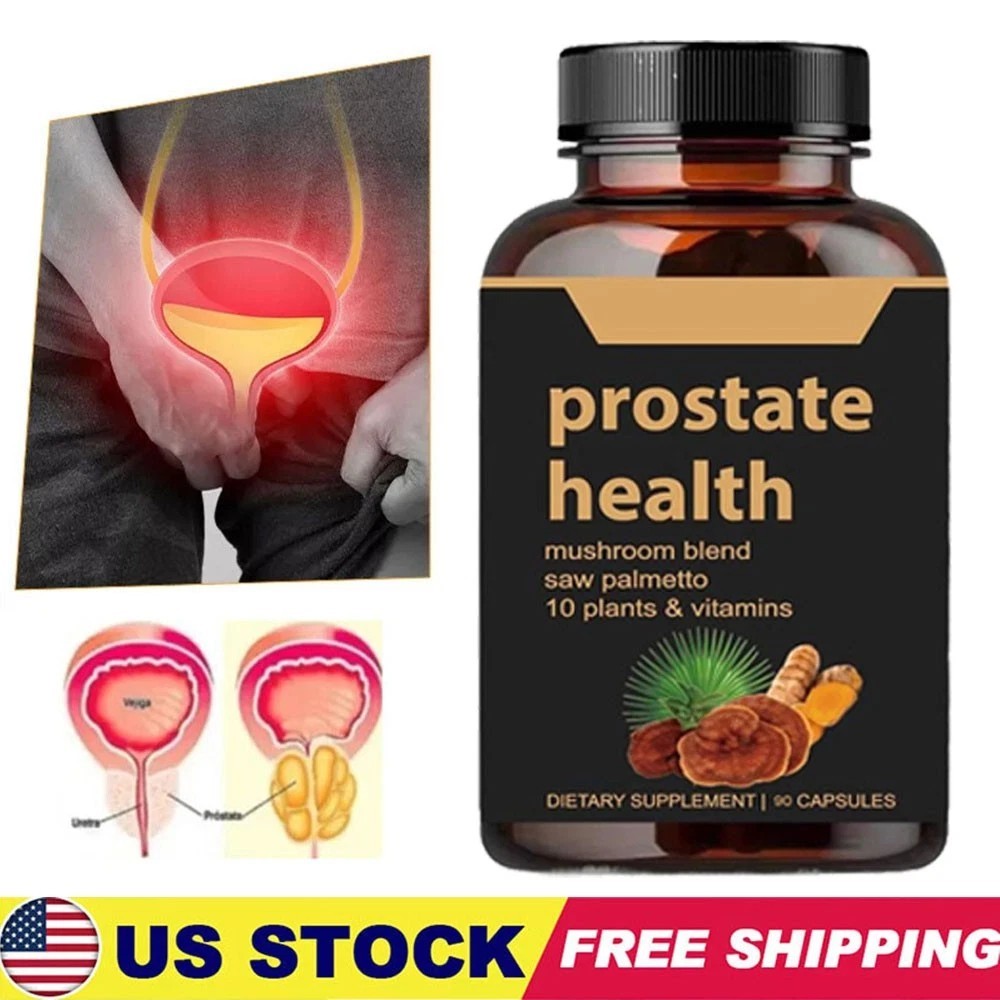 90pcs Natural Body Care Prostate Health Capsules Support for Men’s Wellness