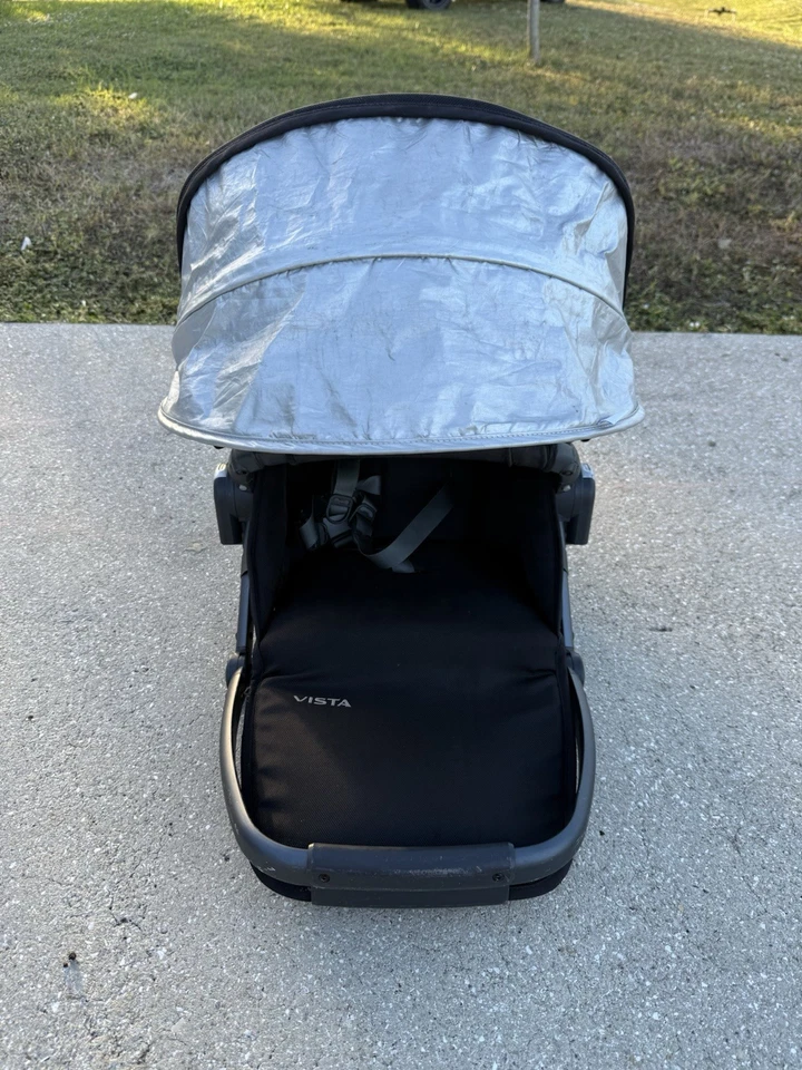 UPPA BABY Uppababy Vista V1 COMPLETO PRINCIPAL NIÑO 🌟Asiento superior negro orientado hacia atrás Foto 3 de 4