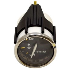 FARIA GBC643A TRIM GAUGE BLACK FACE / SILVER BEZEL 2