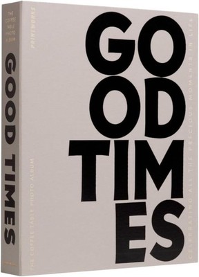 Printworks Grey Good Times Photo Album / Kaffe Tisch