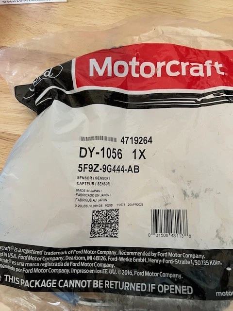 Sensor de oxígeno nuevo modelos Ford 2005-2010. Ver guía de montaje Foto 2 de 2