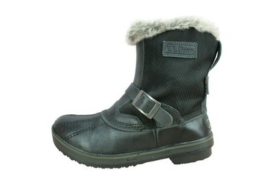 LL Bean Rangley Women s Size 7 M Shoes Black Pac Waterproof Snow Boots Insulated