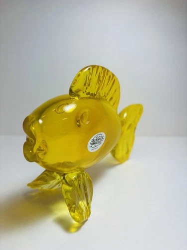 Blenko Weekend Glass Minnow - Citrine