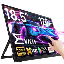 Eviciv 18.5" 120Hz Touch Screen Portable Monitor 1080P Gaming For PC Xbox PS 4 5