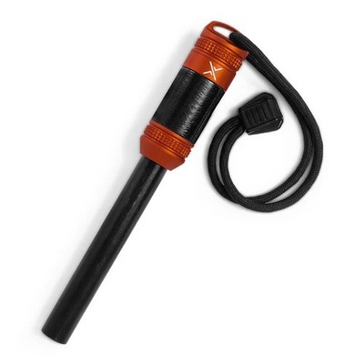 Exotac fireROD XL Ferrorute mit Zunderaufbewahrung, lebenslange Garantie (orange)