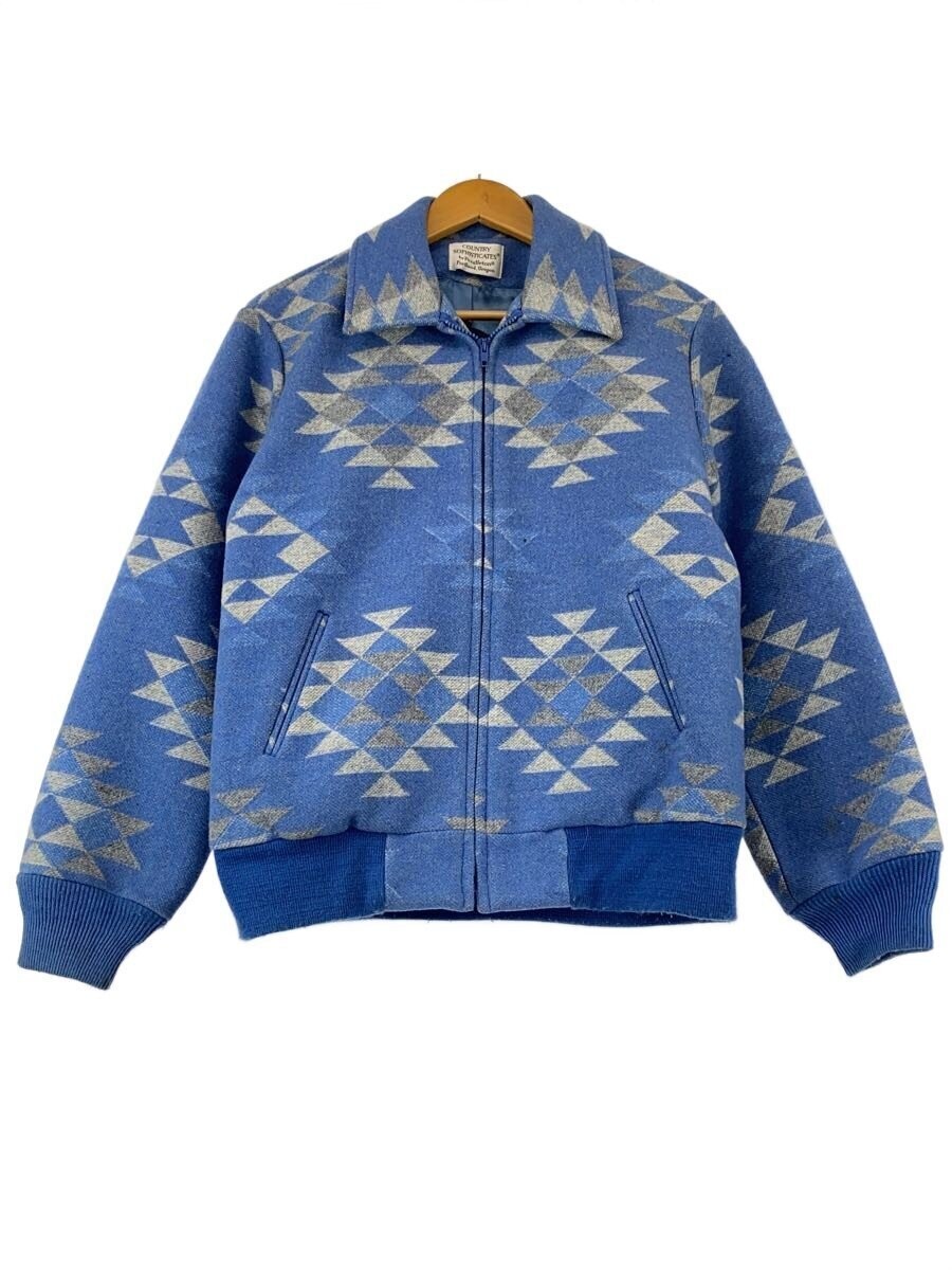 PENDLETON Wool Native Pattern Jacket M Blue Allov… - image 1
