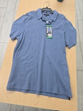 Banana Republic Men's Luxe Touch Performance Polo Shirt, Blue, Size XL