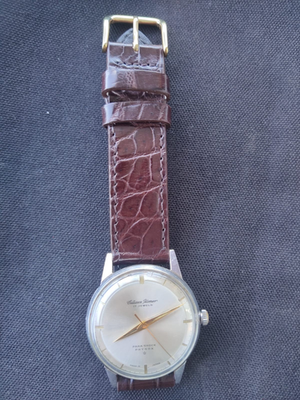 Rare Citizen 17 Jewell Homer Para Shock Phynox Manual Winding