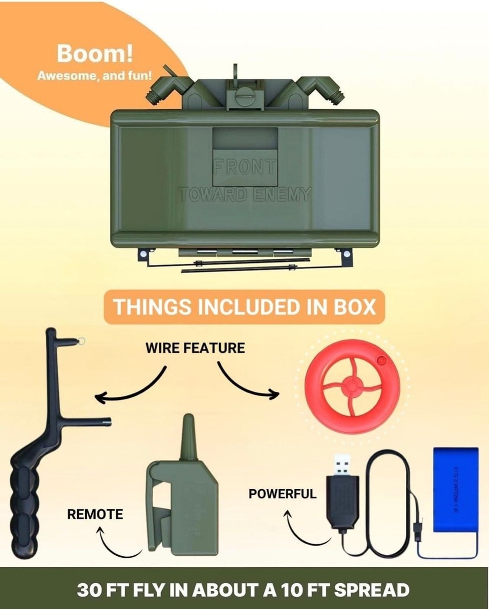 Skywin M18A1 Toy Claymore Mine Trap with Remote Control and Trip