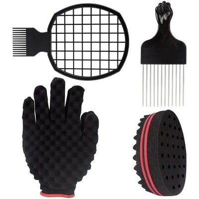 Hair Sponge Magic Barber Twist Curl Brush Sponge Dreads Locking Afro Coil Comb