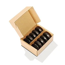 Master Massage Malteser Stone Set 10pc Medium Basalt Stones for Spa & Therapy