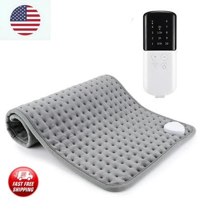 #ad Electric Heating Pad for Back Pain amp; Cramps Relief Fast Soothing Heat Therapy $11.95
