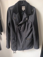 Rare Vans skateboarding grey coat size M