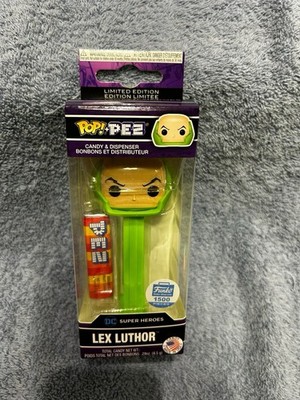 Funko Pop PEZ DC Villains Lex Luthor Only 1500 Pieces Made Sold Out NIB Rare -C1