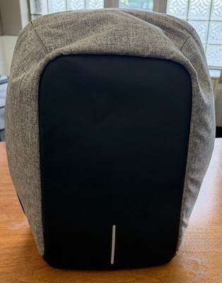 XD Design Bobby Anti Theft Backpack in Black and Gray.