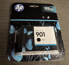 NEW GENUINE HP 901 BLACK PRINTER INK CARTRIDGE OEM SEALED. 10/2013