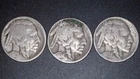 1923-P, 1924-P, & 1925-P Buffalo Nickels - Dates Visible - Great Set of Coins!
