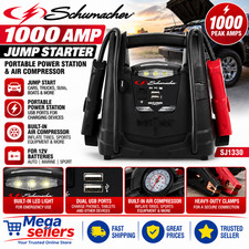 Schumacher Sj1330 1000 Amp 12v Jump Starter Power Station Air Compressor