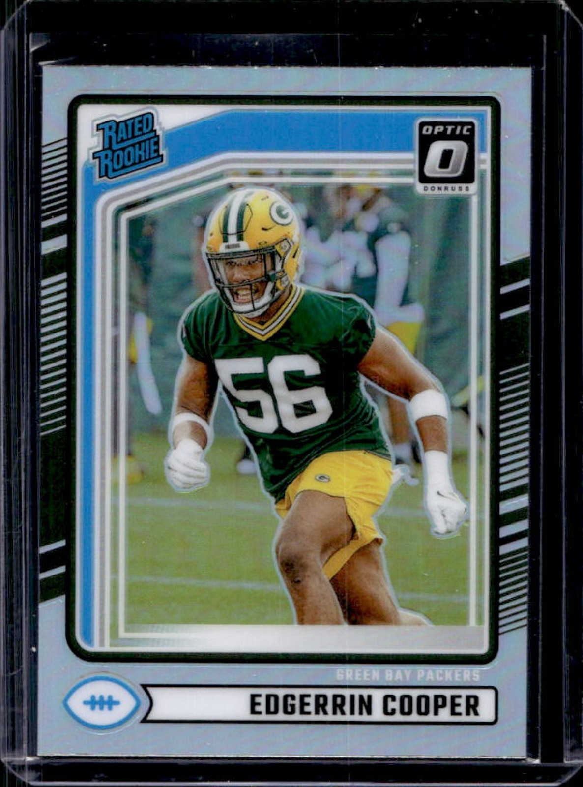 2024 Donruss Edgerrin Cooper Optic Rated Rookie Preview Holo #325 Packers