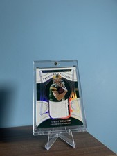 2021 National Treasures Jordy Nelson Treasured Patches /25 Player Worn/used