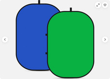 NEEWER Chromakey Green/Blue Collapsible Backdrop Collapsible Background