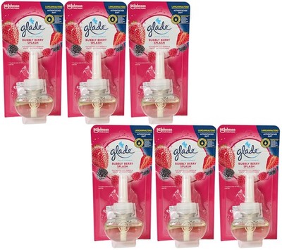 glade electric Nachfüller BUBBLY BERRY SPLASH 6 x 20ml Steckdose Raumduft