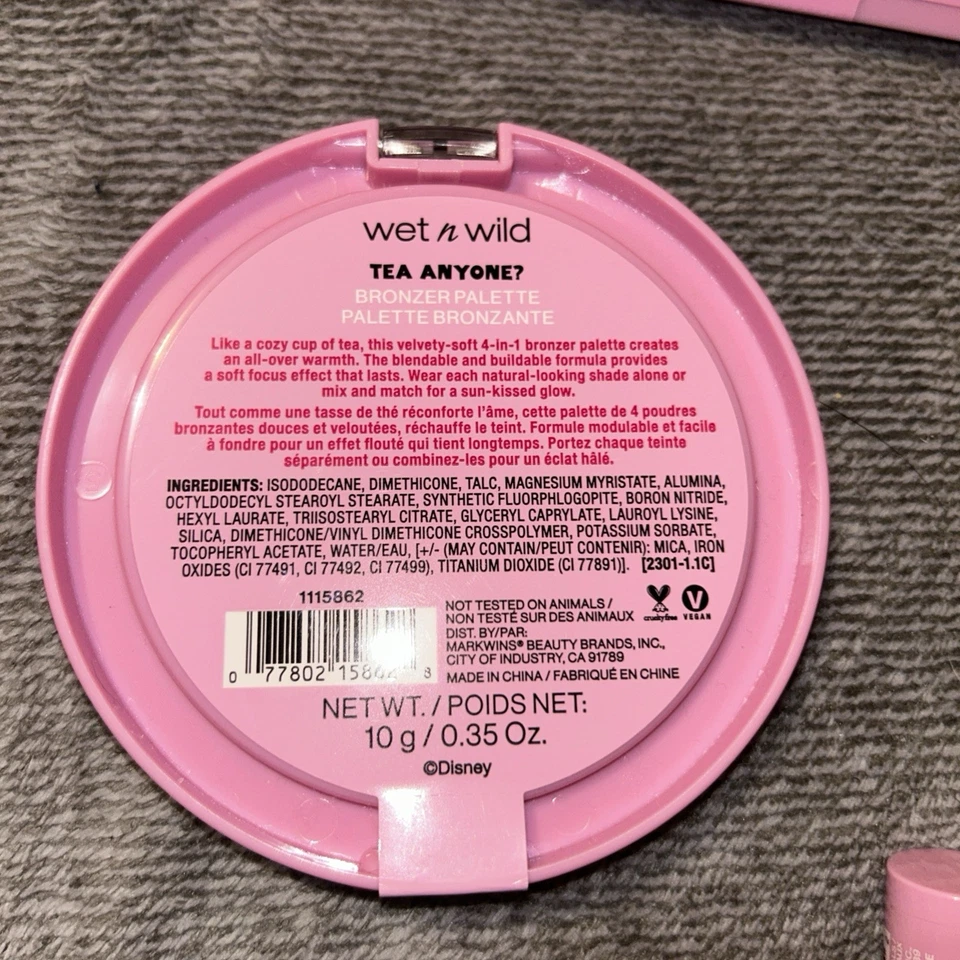 wet n wild - TEA ANYONE? - Bronzer Palette - Alice In Wonderland Collection - Image 2 of 2