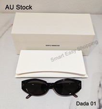 Gentle Monster Dada 01 Sunglasses Butterfly Shape Bold Black Frame