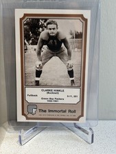 1974 Fleer Football The Immortal Roll Clarke Hinkle Trading Card - Pre-Owned