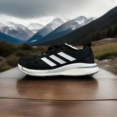 Mens Size 11 - Adidas Supernova + M Black White Athletic Running Shoes