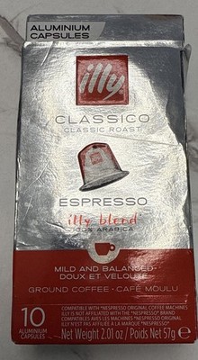 Illy Espresso Single Serve Coffee Capsules, 100% Arabica Bean, 10ct Best 09/25