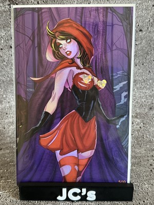 SKYLINE #3 CVR-C NARCELIO SOUSA RED RIDING HOOD SLIP VIRGIN FOIL VAR LTD 5/10