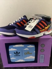 Adidas The Simpsons x ZX 1000 Flaming Moe's Sneakers Size 8.5 Brand New