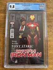 Invincible Iron Man #3 CGC 9.8 2017 Variant Cover NM/MT Marvel Comics Ironheart