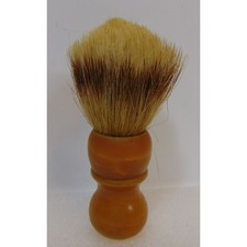 Vintage Shaving Brush Hardright Mark USA Sterilized Brown Barber Shop RARE FIND
