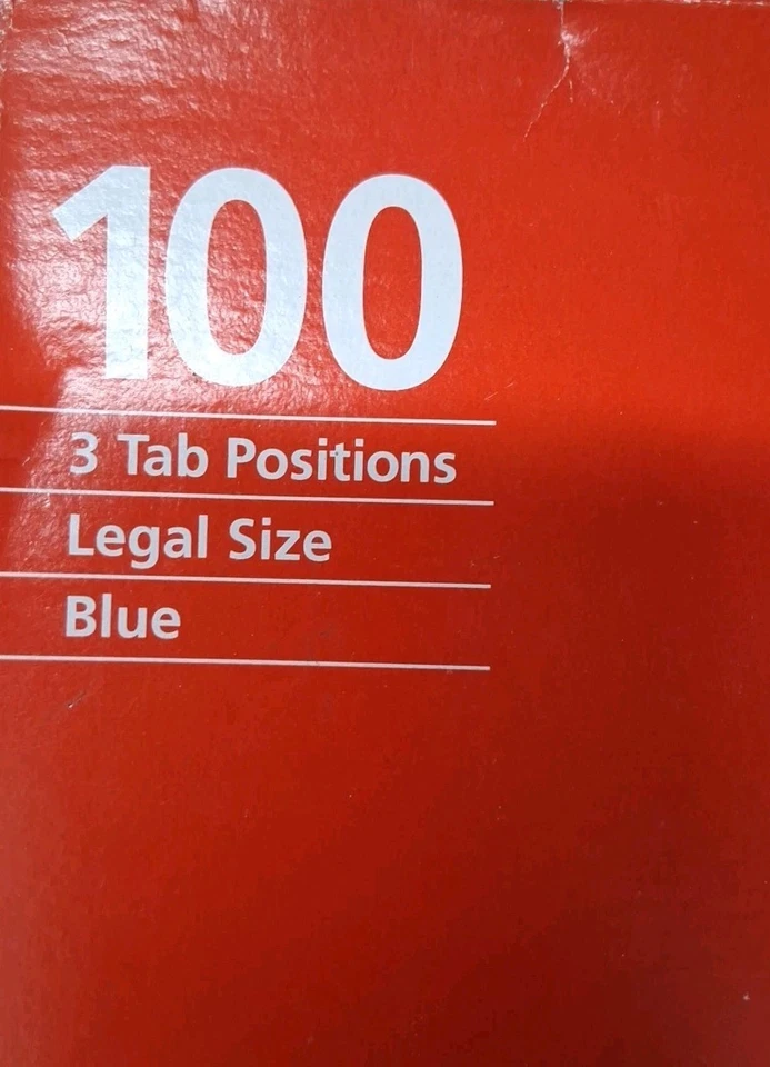 Pendaflex Interior File Folder - Legal 8.5" X 14" 1/3 Tab Cut 100 / - Image 4 of 4